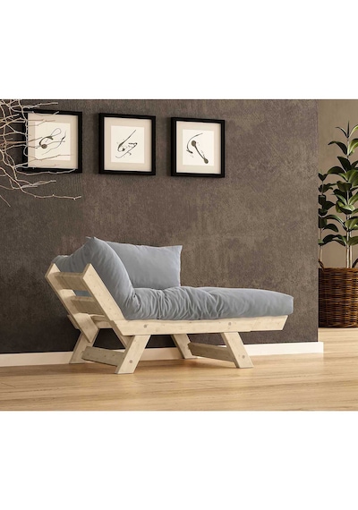 Woodesk Adalar Masif Natural-gri Renk Berjer Cpt8143-140 Gri
