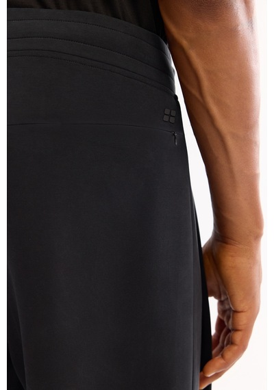 Avva Erkek Siyah Beli Lastikli Soft Touch B-stretch Teknik Kumaş Comfort Fit Eşofman Altı A52y3415