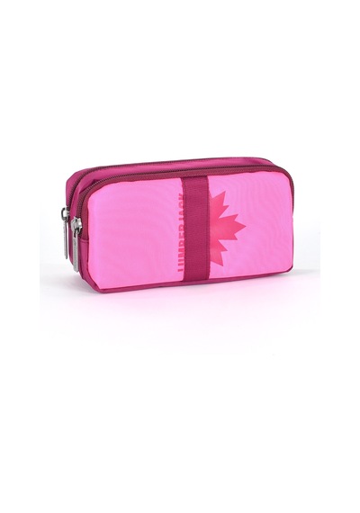 Lumberjack Çok Gözlü Unisex 2'li Okul Çantası Seti Okul Çantası Ve Kalemlik Pembe Lmcan24012