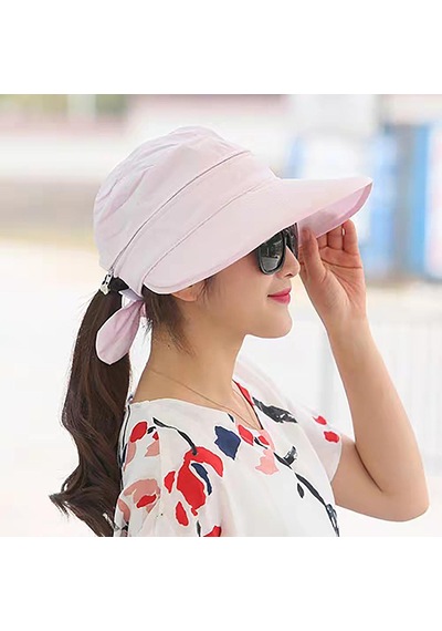Dachuang Yaz Moda Kore Tarzı Şapka Açık Hava Plajı Güneş Koruma Tasarım Şapkası Arkadaş Aile Komşuları Hediye Light Pink