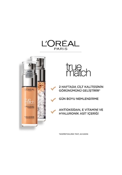L'Oreal Paris Revitalift Filler %1.5 Saf Hyaluronik Asit Serum 30 ML + True Mat Fondöten