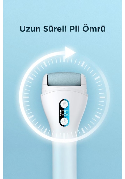 Torima Bcm-1138t Beyaz Led Ekran Göstergeli Turbo Modlu Su Geçirmez Ayak Bakım Törpüsü
