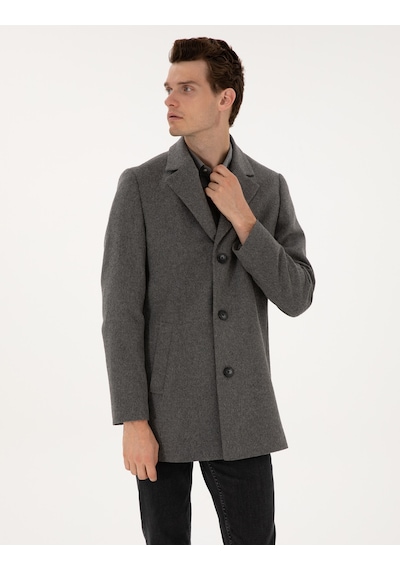 Pierre Cardin Erkek Gri Kaban 50317551-vr024 Gri