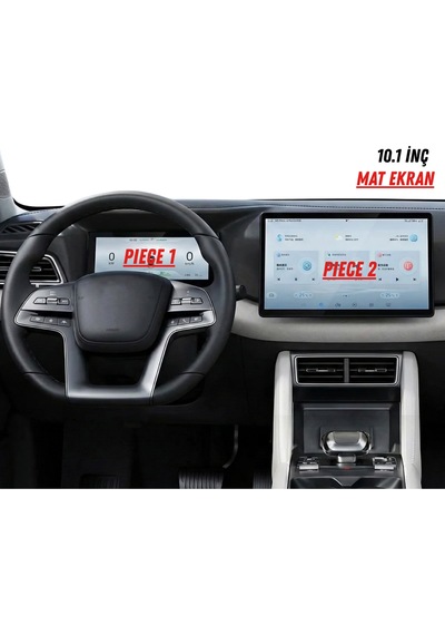 Byd Atto 2 Boost Hayalet Ekran Ve Multimedya Uyumlu Mat Ekran Koruyucu