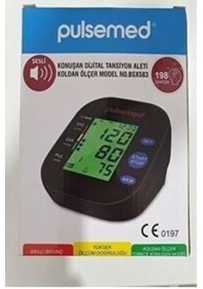 Konuşan Dijital Tansiyon Aleti Sayesinde - Medikaltec Pulsemed Bsx583 Konuşan Dijital Tansiyon Aleti