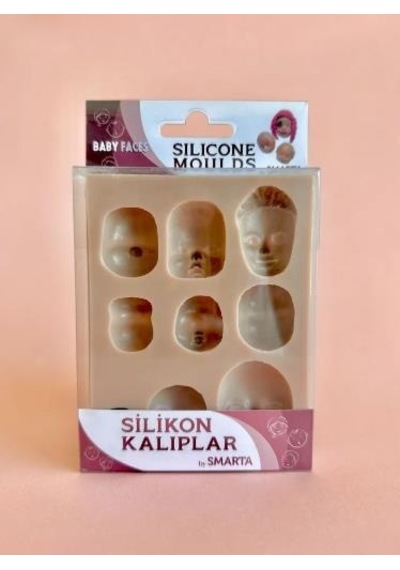 Smarta Silikon Kalıp - Bebek Yüzleri