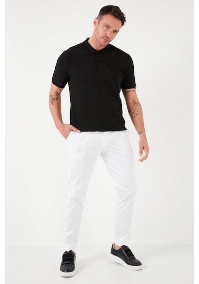 Buratti Erkek T Shirt 5902127s3 Siyah-beyaz-indigo Beyaz - Indigo