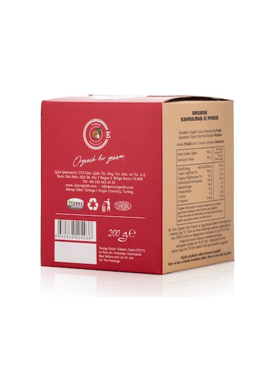 Ots Organik Kavrulmuş İç Fındık 200 gr (Organik Sertifikalı, Pestisit Analizli)