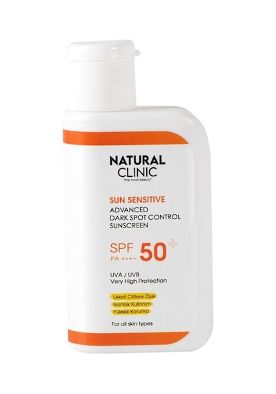 Natural Clinic SPF50+ Leke Karşıtı Yüksek Koruma Nemlendirici Güneş Kremi 50 ML