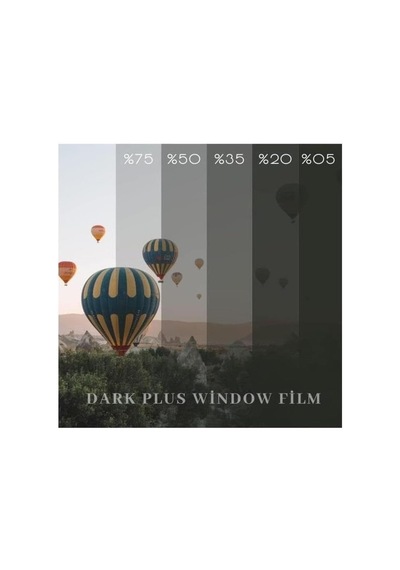 Seri A Black %15 Işık Geçirgen Oto Cam Filmi 50 Cm X 5 Metre