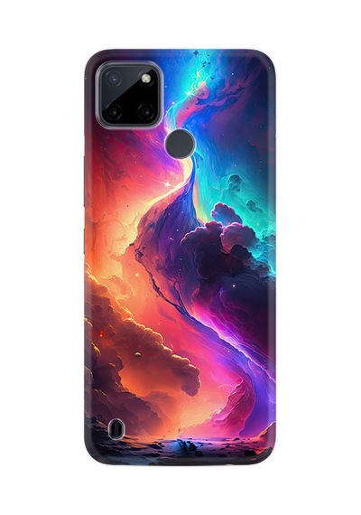 Realme C25y Kılıf Boutique Baskılı Resimli Özel Renkler Pcode -076