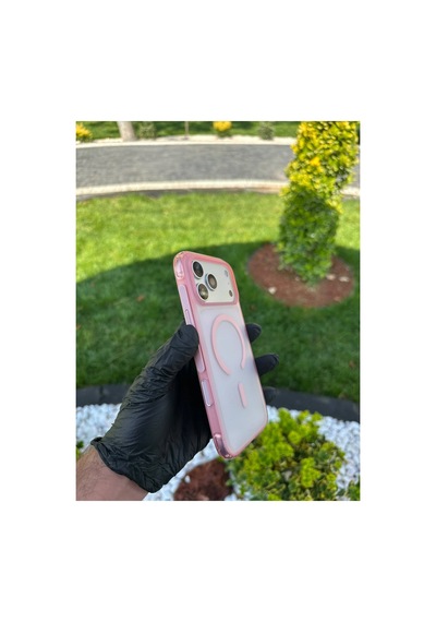 Apple iPhone Uyumlu 17/18 Promax Pembe Airbag Korumalı Kılıf Pembe - 925133642 Pembe