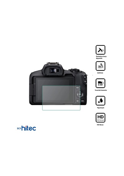Schitec Canon 1300d İle Uyumlu Darbe Emici Kamera Ekran Koruyucu Kaplama