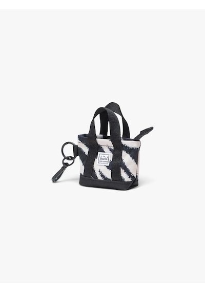 Herschel Heritage Tote Mini Çanta, Anahtarlık Charm Uniseks Zebra Çanta - 80014