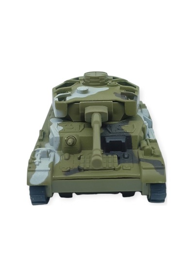 Kamuflajlı Askeri Tank Oyuncak - Gerçekçi Detaylı Model Savaş Tankı - Koyu Kahverengi