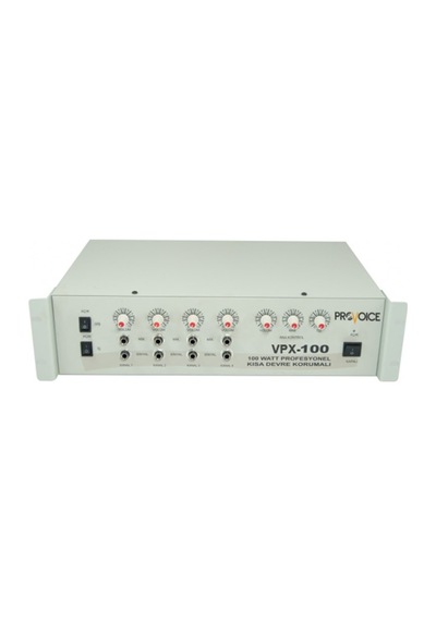 Provoice Vpx-100 6 Kanal 100 Watt Anfili Mikser