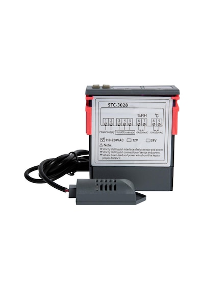 STC-3028 AC 110-220V LCD Ekranlı Nem Sıcaklık Kontrol Modülü