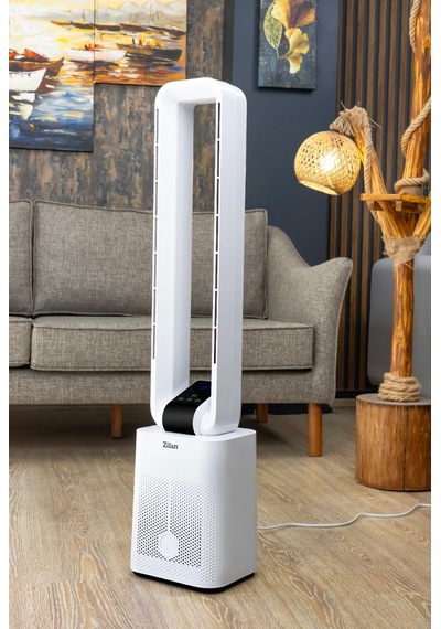 Zilan Zln1085 Kule Tipi Vantilatör Uzaktan Kumanda Geniş Salınım 12 Hız Ayarı Diğital Fan