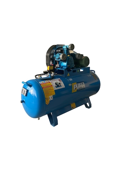 Puma PE40-200-3 200 L 3 HP 3 Piston 380 V Döküm Kafa Yağlı Hava Kompresörü