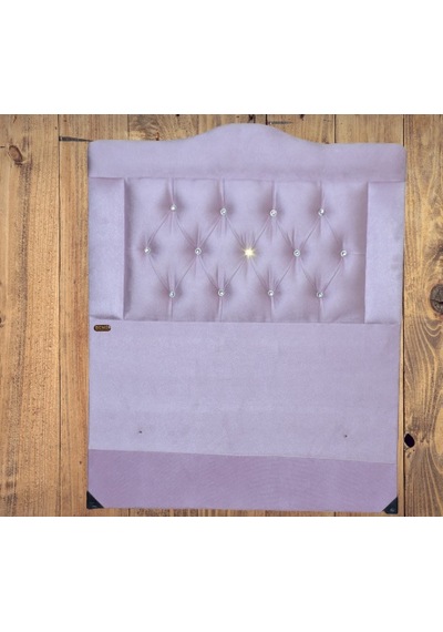Başlık Lüx 90 cm Baby Face PEMBE Renk Kapitone Düz Kumaş El yapım