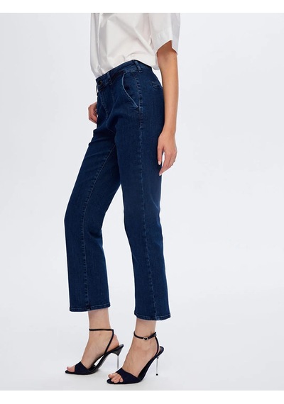 Faik Sönmez Pensli Slim Fit Kadın Jean Pantolon Uw26jpn005 İndigo