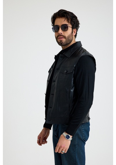Franko Armondi Jean Model Erkek Yelek E64-ylk-899-20222 Siyah