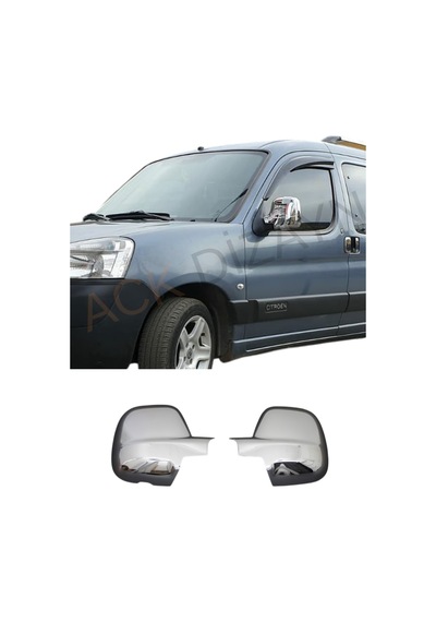 Citroen Berlingo 2008-2018 Araca Özel Abs Krom Ayna Kapağı A+
