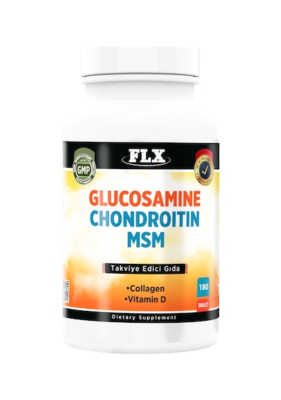 Flx Glucosamine Chondroitin Msm Collagen Vitamin D 180 Tablet