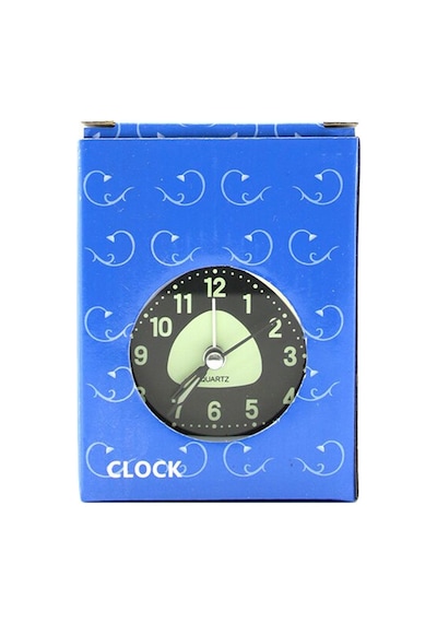 Twin Bell Alarm Clock Bgc-12 Üçgen Masa Çalar Saat Pilli Işıklı Fosforlu Metal Kasa Renkli Diğer
