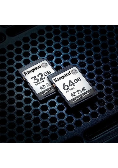 Endüstriyel Sd Kart, 100mb/s'ye Kadar, Yüksek Dayanıklılık, Uhs-ı U3 V30 A1, Sdıt/64gb