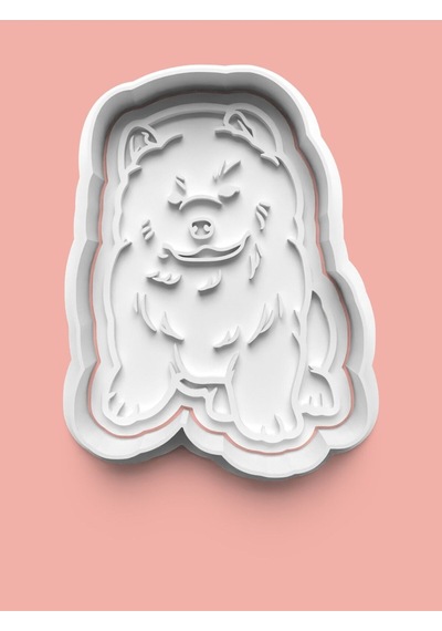 Chow Chow Köpek Figürü Kurabiye Kalıbı Ve Şeker Hamuru Kalıbı