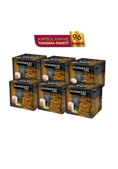 Mahmood Coffee Cappuccino Kapsül Tanışma Paketi Dolce Gusto Uyuml