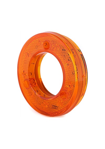 Yuvarlak Simit Tip Led Lamba 9 Led 12/24v Sarı Stop Lamba Kod:67s