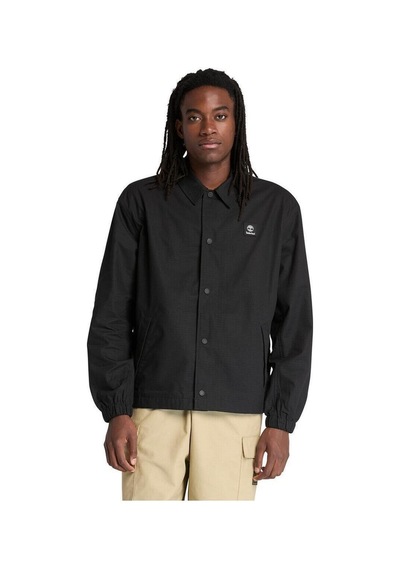 Timberland Woven Badge Ripstop Coach Jacket Black Tb0a6fa90011-4941 Siyah