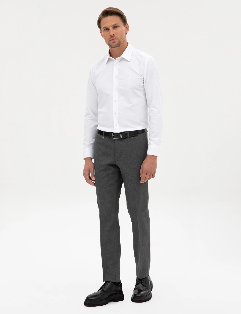 Pierre Cardin Erkek Beyaz Gömlek Desenli 50312340-vr013 Beyaz