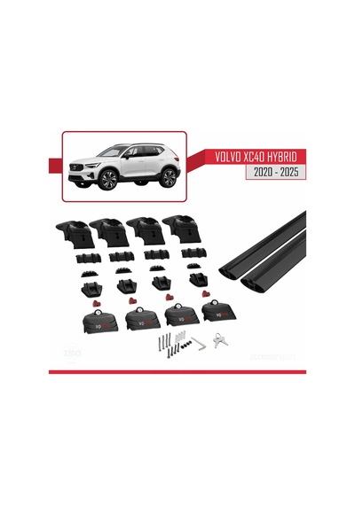 Volvo Xc40 Hibrit 2020 Ve Sonrası İle Uyumlu Ace-2 Ara Atkı Tav
