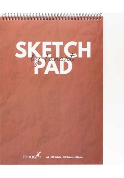 Fanart Academy Üstten Spiralli A4 Sketch Pad 80gr 50yp - İstanbul