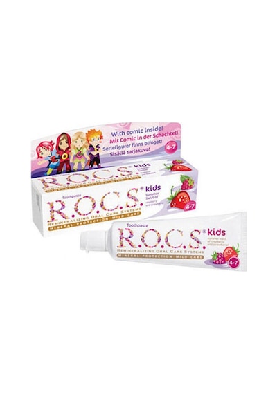R.o.c.s.kids Diş Macunu 35ml 4-7 Yaş Ahududu Temel Bakım
