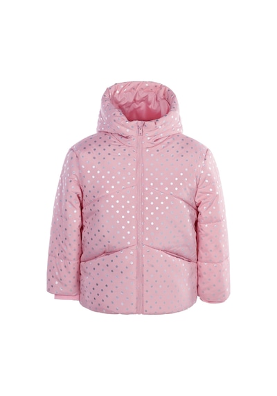 Civil Girls Puantiye Baskılı 6-9 Yaş Mont - Pembe