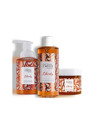 The Bath Factory Liberty Peeling + Liberty Duş Jeli + Liberty Köpük Sabun
