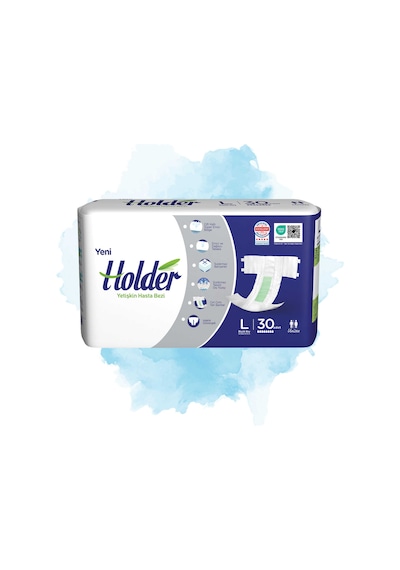 Belbantlı Yetişkin Hasta Bezi - L - 120 Adet, 4 Paket Diğer