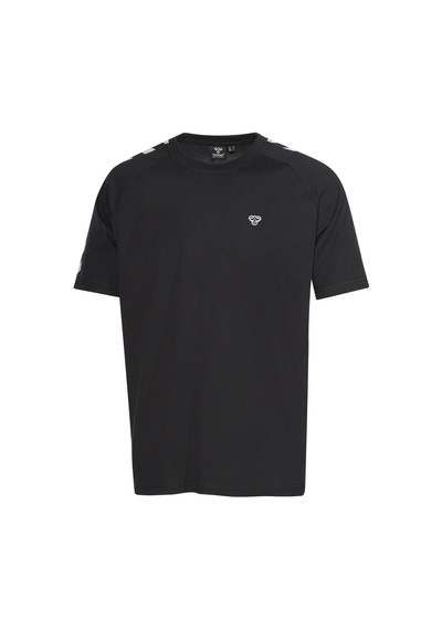Hummel Archive S/s 912209-2001 Siyah Erkek T-shirt Siyah