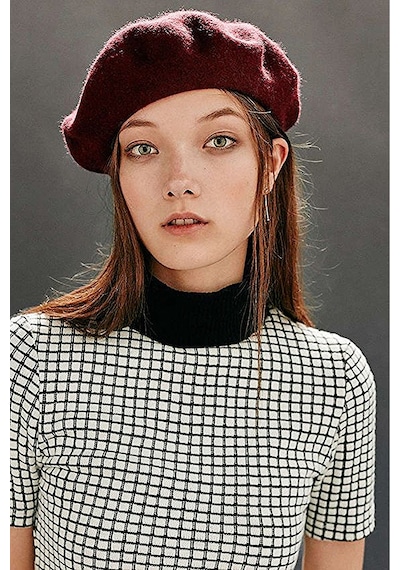 Eke Tekstil Bordo Fransız Ressam Avusturalya Yünü Keçe Bere Bordo