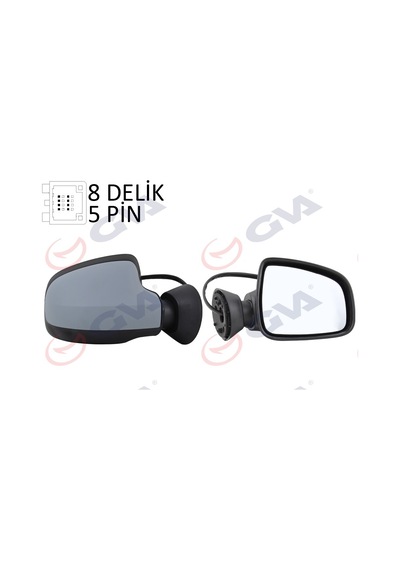Gva 1019190-99 Dış Dikiz Aynası Sağ Duster 11 Elektrikli Isıtmalı Astarlı Konveks 5 Fiş Vm-6802ehpr 963018251r
