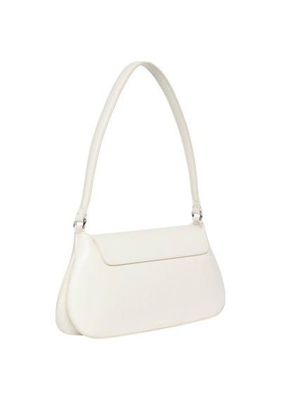 Calvin Klein Hardware Flap Kadın Omuz Çantası-14817 Ekru