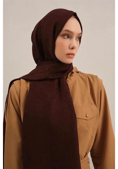 Armine Lyocell Şal - 6 - Bordo 32