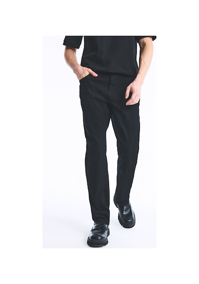 Defacto Sergio Regular Fıt Normal Bel Boru Paça Jean Pantolon E6111ax26aunm40 Siyah-nm40