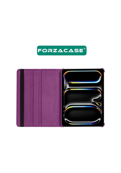 Forzacase Apple Uyumlu iPad Pro 11 2024 İçin 360 Derece Döner Standlı Kılıf - Fc012 Dönerli Kılıf