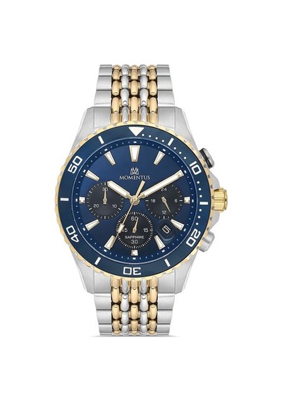 Sm381t-11sg Momentus Men's Sport Master Kol Saati 43 Mm / Gümüş-gold Gri