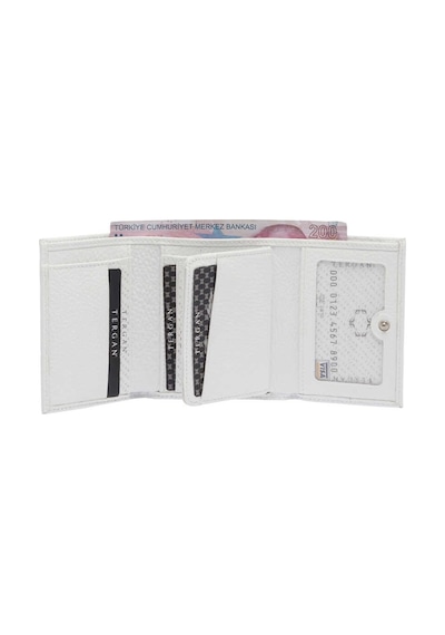 Tergan Beyaz Kadın Cüzdan - S1cb00005633-b69 Beyaz